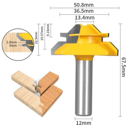 TheDadTools™ 45° Lock Miter Router Bit